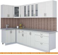 Кухня Интерлиния Мила Крафт 1.2x2.9 (дуб полярный) картинка