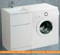 Тумба под умывальник BelBagno Lavanderia-580/1200-2C-PIA-BL (bianco luc.) картинка