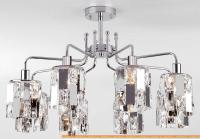 Потолочная люстра Евросвет Scoppio 10101/8 (хром/прозрачный хрусталь) картинка