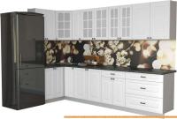 Кухня Интерлиния Мила Деко 1.2x3.1 (белый/кастилло темный) картинка
