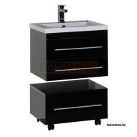 Подвесная тумба Aquanet Верона 58 Черный картинка