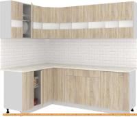 Кухня Кортекс-мебель Корнелия Экстра 1.5x2.3м (дуб сонома/марсель) картинка