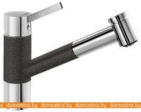 Смеситель Blanco Tivo-S Silgranit (хром/антрацит) 517610 картинка