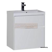 Тумба Aquanet Латина 60 c умывальником QUICK CLAC 2 ящика Белый картинка