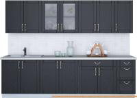 Кухня Интерлиния Мила Крафт 2.8Б (дуб английский) картинка