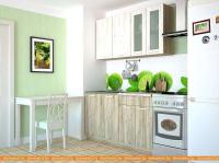Кухня Интерлиния Мила 14 (дуб белый/дуб серый) картинка
