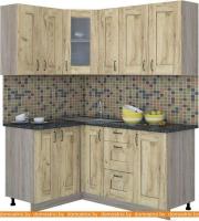 Кухня Интерлиния Мила Хольц 12x17 (дуб золотой) картинка