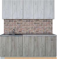 Кухня Интерлиния Мила Лайт 2.0 (дуб белый/дуб серый) картинка