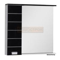 Зеркало Aquanet Доминика 90 L Черный картинка