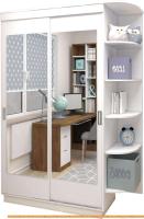 Шкаф-купе ЭлиГард Лагуна ШЛ-04.П.2 (белый) картинка