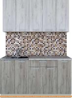 Кухня Интерлиния Мила Лайт 1.5 (дуб белый/дуб серый) картинка