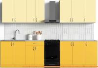 Кухня S-Company Клео колор 2.6 (желтый/лимонный) картинка