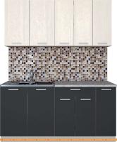 Кухня Интерлиния Мила Лайт 1.7 (вудлайн кремовый/антрацит) картинка