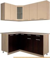 Кухня Интерлиния Мила 12x17 (ваниль/дуб венге) картинка