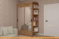 Шкаф-купе ЭлиГард Лагуна ШЛ-04.П.2 (дуб натуральный) картинка