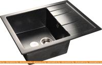 Кухонная мойка GranFest GF-Q650L (черный) картинка