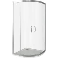 Душевой уголок GoodDoor INFINITY R-80-C-CH 80x80 стекла прозрачные (без поддона) картинка