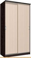 Шкаф-купе Интерлиния Неаполь АН-011-12-00 БФ (дуб молочный/дуб венге) картинка