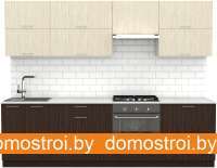 Кухня S-Company Клео крафт 2.7 (файнлайн мокка/файнлайн крем) картинка