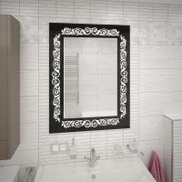 Зеркало c LED подсветкой Континент Persona black LED 80x105 картинка