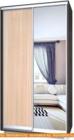 Шкаф-купе Modern Роланд 1200 (600) (дуб млечный/зеркало/венге) картинка