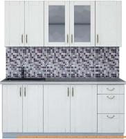 Кухня Интерлиния Мила Крафт 1.8А (дуб полярный) картинка