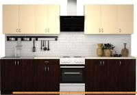 Кухня S-Company Клео лайт 2.6 (венге магия/песочный) картинка