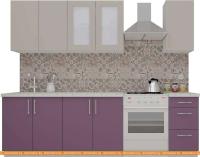 Кухня ВерсоМебель ВерсоЛайн 5-2.0 (кашемир/виола) картинка