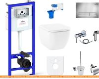 Унитаз Lavinia Boho Relfix One 10 в 1 98010014 (хром пластик) картинка