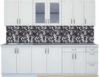 Кухня Интерлиния Мила Крафт 2.5Б (дуб полярный) картинка