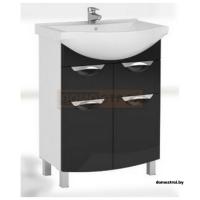 Тумба Aquanet Асти 65 Черный картинка