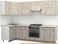 Кухня S-Company Клео крафт 1.2x2.8 левая (артвуд темный/артвуд светлый) картинка