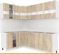 Кухня Кортекс-мебель Корнелия Экстра 1.5x2.2 без столешницы (дуб сонома) картинка