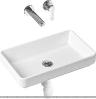 Умывальник Lavinia Boho Bathroom 21510176 (раковина, Смеситель, Сифон) картинка