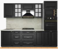 Кухня Интерлиния Мила Деко 2.5 (пепел-пепел-опал светлый) картинка