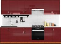Кухня Сивирин-Компани Клео глосс 2.9 (бургундский глянец\бургундский глянец) картинка