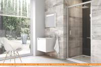 Душевая дверь Ravak Blix BLDP2 100 (серебристый/grape) картинка