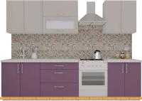 Кухня ВерсоМебель ВерсоЛайн 2-2.3 (кашемир/виола) картинка