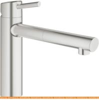Смеситель Grohe Concetto (сталь) 31129DC1 картинка