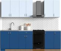 Кухня S-Company Клео колор 2.1 (темный синий/лазурный) картинка