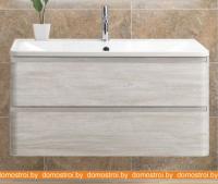 Тумба под умывальник BelBagno Albano-1000-2C-SO-RVB (белый дуб vintage) картинка