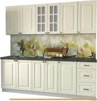 Кухня Интерлиния Мила Деко 2.2 А (слоновая кость/кастилло темный) картинка