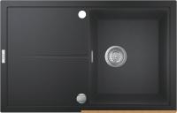 Кухонная мойка Grohe K400 50-C 78/50 1.0 31639AP0 (черный гранит) картинка