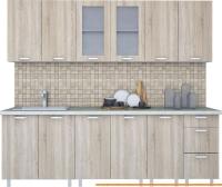 Кухня Интерлиния Арт Мила 24 (дуб сонома светлый) картинка