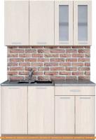 Кухня Интерлиния Мила 14 (вудлайн кремовый) картинка