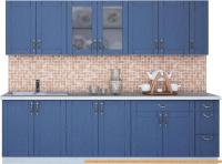 Кухня Интерлиния Мила Крафт 2.7 (дуб лазурный) картинка