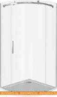 Душевой уголок Good Door Galaxy R 100x100 (прозрачное/хром) картинка