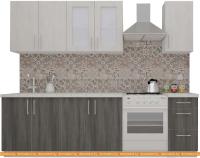 Кухня ВерсоМебель ВерсоЛайн 1-2.0 (северное дерево светлое/северное дерево темное) картинка