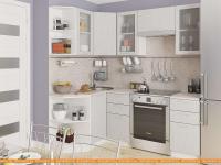 Кухня Vivat Mebel Валерия-М-04 (серый металлик дождь светлый) картинка