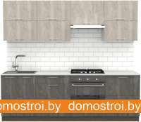 Кухня S-Company Клео крафт 2.4 (железный камень/бетонный камень) картинка